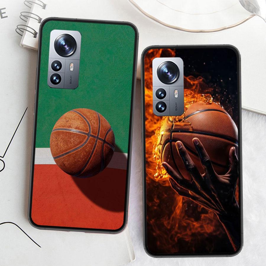 Чехол для телефона с баскетбольным принтом для Xiaomi Poco X7 X6 X5 X4 X3 GT NFC M4 M5 Pro 5G M3 Mi F6 F5 F4 F3 F2 F1 Capa Coque TPU Чехол Прозрачный Fund