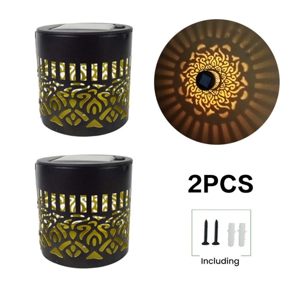 Flower Design Solar Wall Light Iron Light Outdoor Garden Light Solar Wall Lamp  Villa Gate