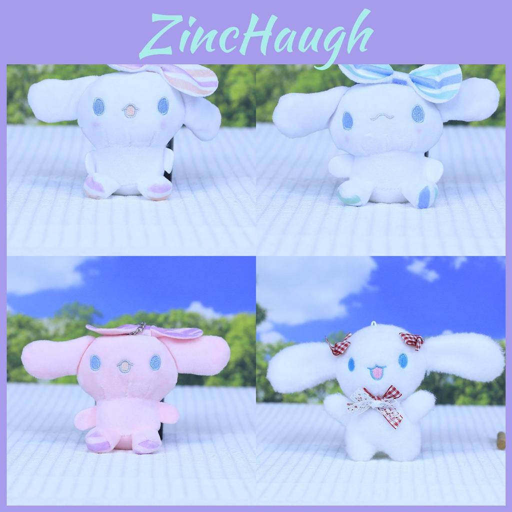 Charming Sanrio Cinnamoroll Plush Keychain Cute Puppy Toy Bag Decoration