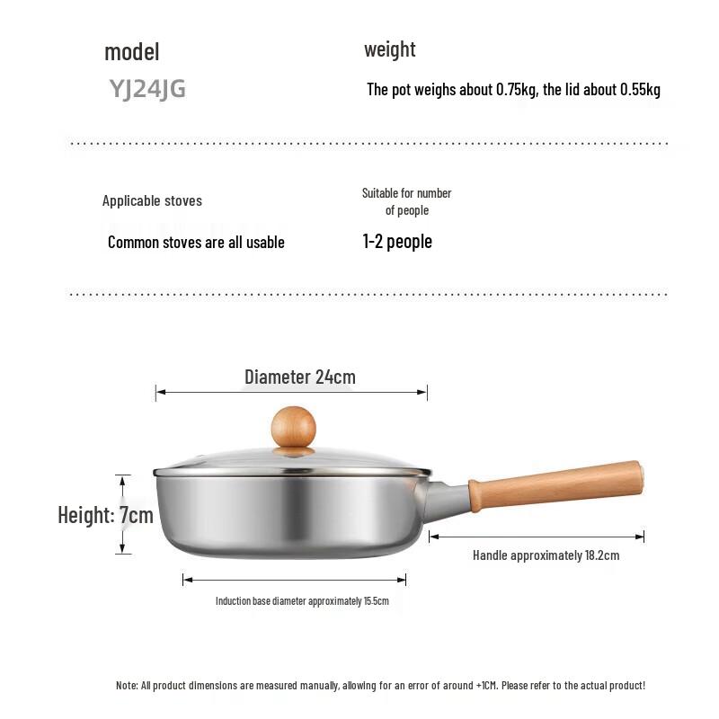 COOKER KING 24cm Aluminum Non-stick Frying Pan