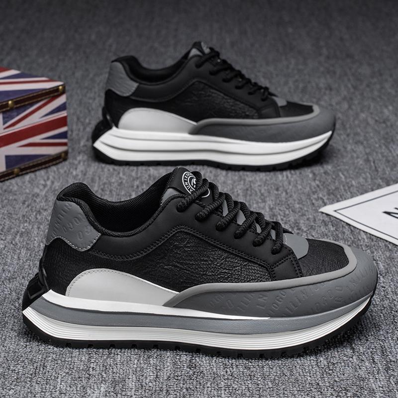 Новая мода мужская обувь Four Seasons удобная обувь для студентов и мальчиков трендовые мягкие подошвы дышащие повседневные кроссовки для бега