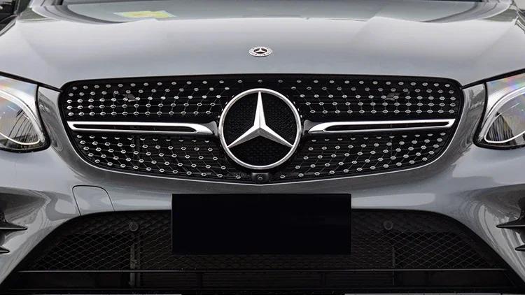 Автомобильная наклейка Логотип на решетку радиатора для Mercedes Benz W156 W204 W205 W210 W211 W212 W213 Класс C E GLA GLK ML GLC GLE