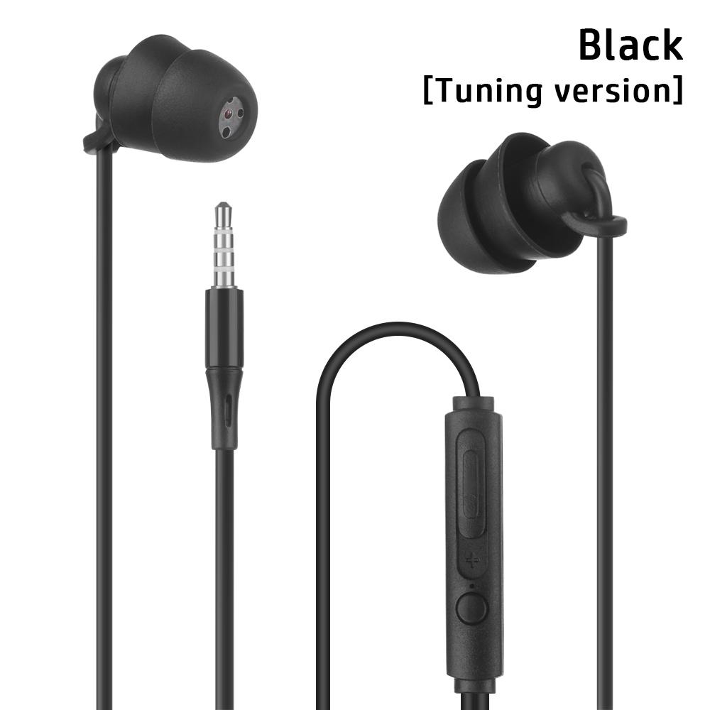3.5mm Silica Gel Noise Reduction Earphones In-Ear Headset Sleep Headphones Noise Reduction