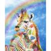 Алмазная картина Жираф Полная дрель Вышивка Галька Алмазы для украшения дома Мультфильм животное