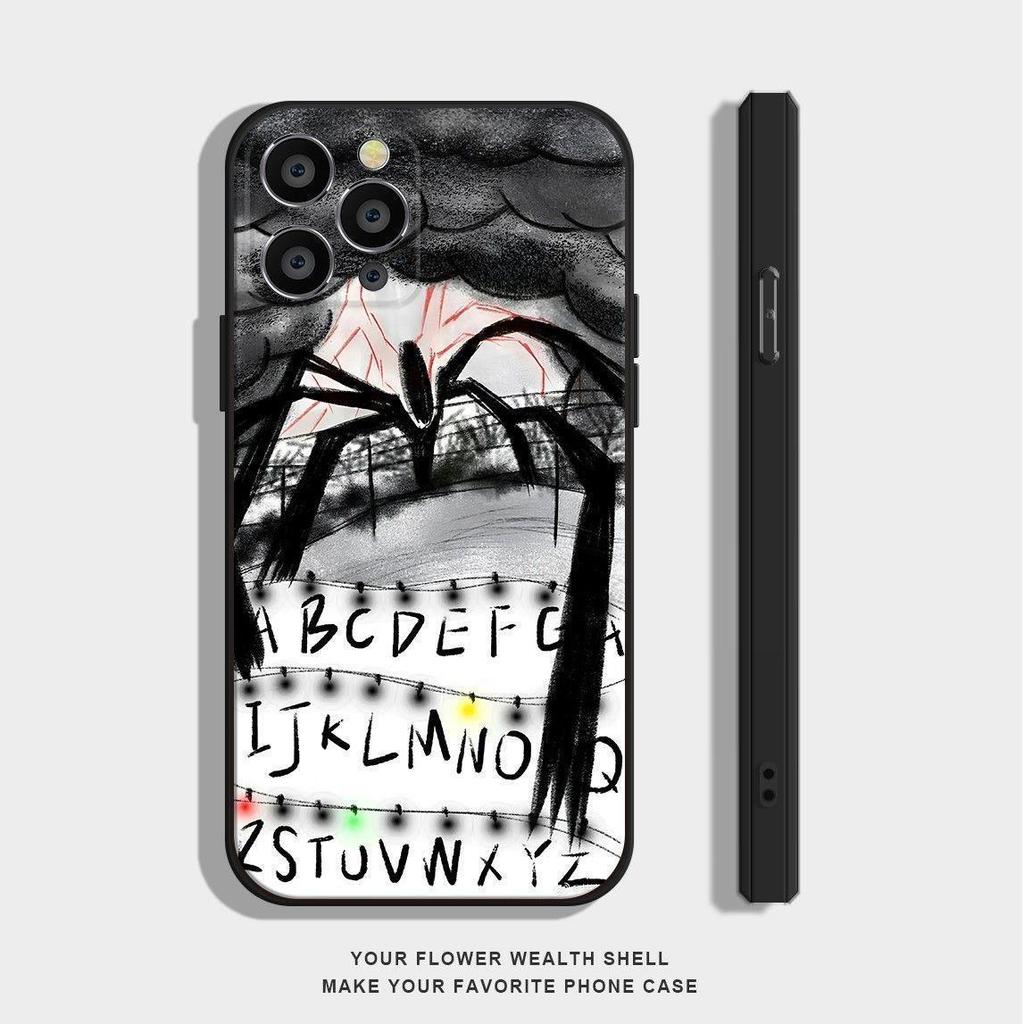 Чехол Письмо-паук: Совместим с Apple iPhone 17PRO, 16Plus, 15, 14, 13 - Креативный дизайн из мягкого материала