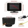 Universal Car 12V/24V LCD Digital Truck Car Oil Pressure Gauge Voltmeter Water Temp Meter Combination Table with 1/8 NPT Sensors