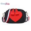 Cozy Up Color Contrast Heart-shaped Camera Phone Bag for Women's Long Casual Diagonal Cross Bag