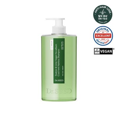 Веганский шампунь для жирных волос Чайное дерево и лайм Охлаждающий Против выпадения волос Большой объем 1 л