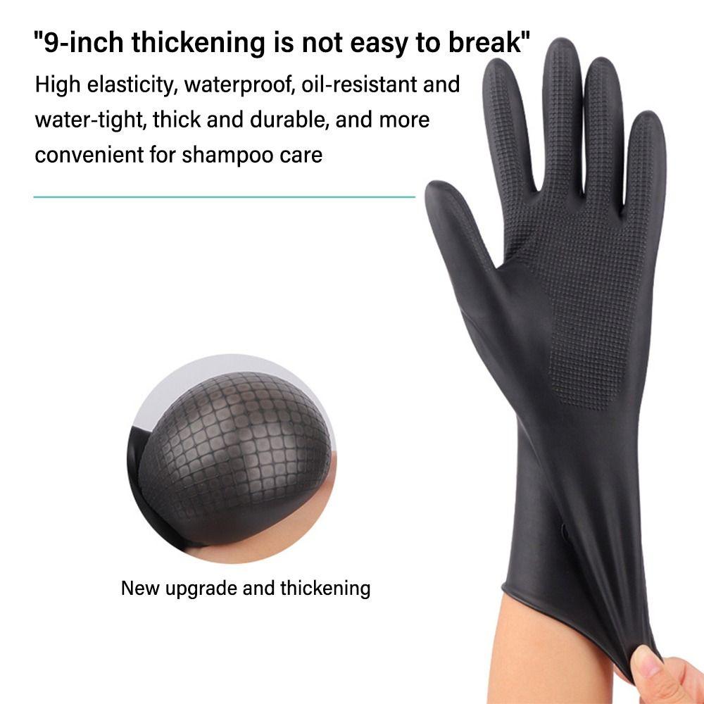 Black Work Gloves Multi-purpose Household Gloves Tool Latex Gloves  Unisex