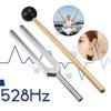 Алюминиевая медицинская камертонная вилка Chakra Hammer Ball Диагностическая 528 Гц с набором молоточков Тестирование нервной системы Камертон Уход за здоровьем