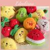 Cherry Watermelon Mini Fruit Plush Doll Keyring Girls Gifts Bag Pendant Decor