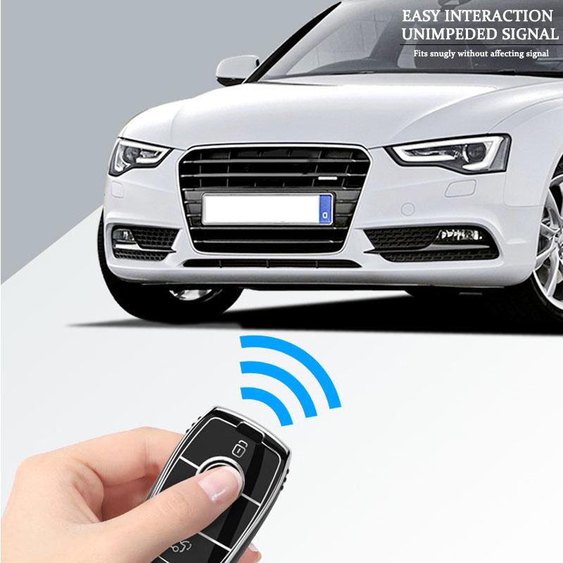 Новый модный чехол для автомобильного ключа из ТПУ для Mercedes Benz ACESG Class GLC CLE CLA GLB GLS W177 W205 W213 W222 X167 AMG