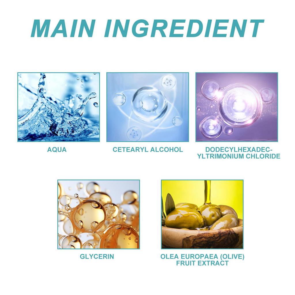 EELHOE Protein Straightening Cream: Smooths frizz, repairs split ends and damaged hair, prevents pulling.