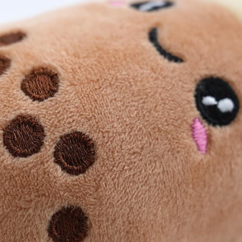 11 см чашка для чая с пузырьками плюшевая игрушка брелок кавайные фигурки мультфильм кукла брелок сумка автомобиль кулон мягкая игрушка подвеска