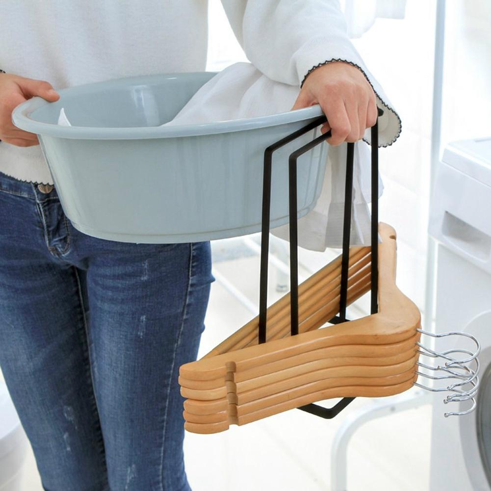 Multifunctional Portable Iron Household Clothes Hanger Storage Rack Holder Stand Organizer