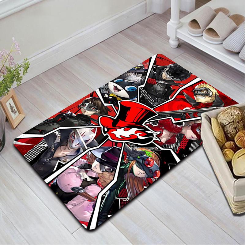 Colorful anime style Rug Floor Mat for Living Room or Bedroom Soft and Comfortable Carpet a Gift for Birthday and Holiday.