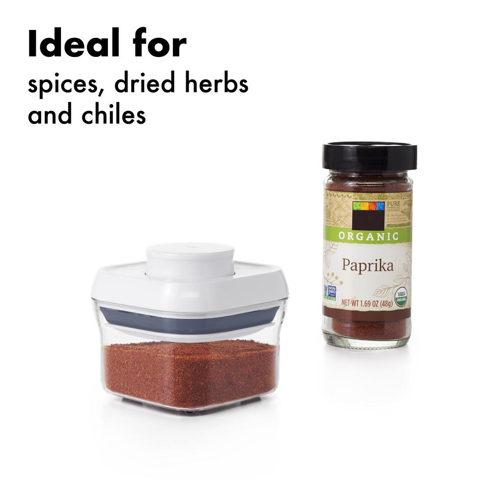 OXO Контейнер для хранения поп-контейнер старый тип маленький квадратный мини 1106040 0.3л