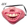 Realistic Pet Props Funny Dog Masque, PU Foam Scary Face Costume, Mouth Latex Headgear Masque with Elastic Band for Dress Up, Holiday Party,