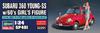 Hasegawa Scale Subaru 360 Young SS with Girls Figure Plastic Model SP491 1/24 60's