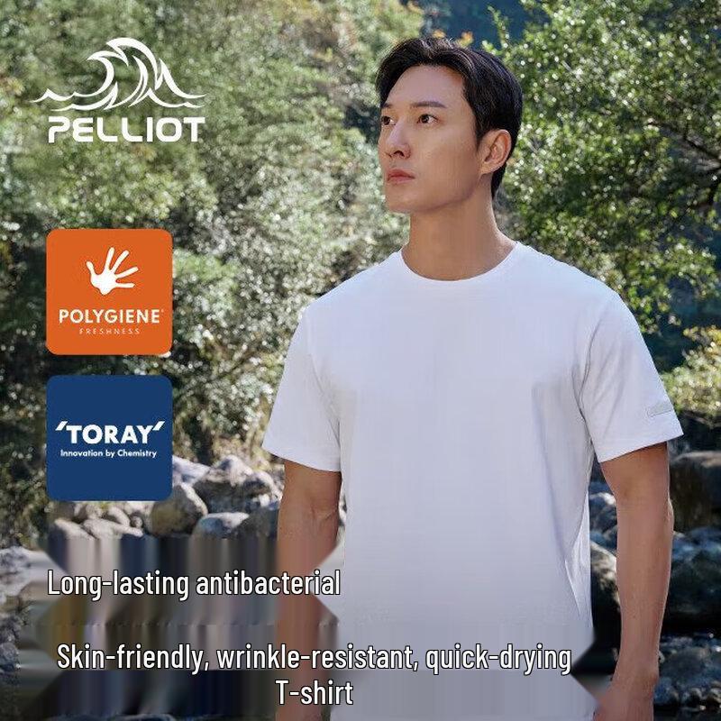 Pelliot Men's Outdoor Quick-Dry Short Sleeve T-Shirt