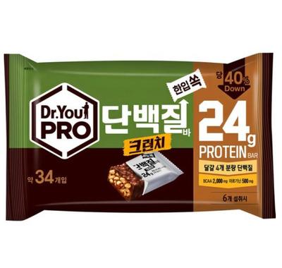 Dr.You Pro Протеиновый батончик Кранч Мини 34 шт, 420 г