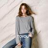 Женская деконструированная футболка-henley ChuYu с эффектом двух предметов