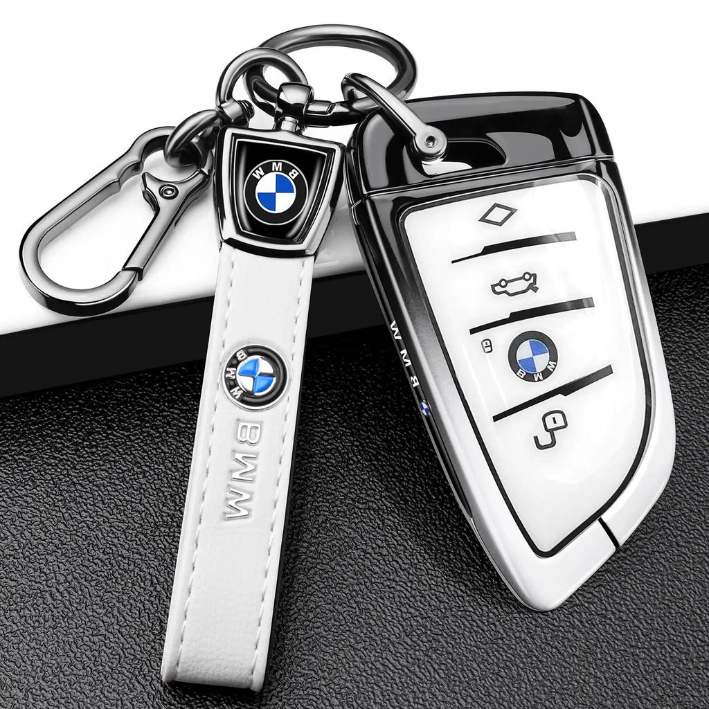ORWI7 Car Key Case Cover Key Bag For BMW F20 G20 G30 X1 X3 X4 X5 G05 X6 Accessories Car-Styling Holder Shell Keychain Protection
