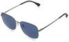 Солнцезащитные очки EA2117D MATTE LENS 58 [Emporio Armani] мужские GUNMETAL/BLUE