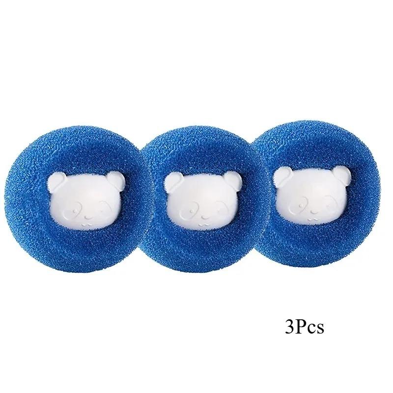 3/5 шт. Шарики для стирки Шарики для стирки Удалитель шерсти домашних животных Многоразовые шарики Фильтр для стиральной машины Удаляет ворс с одежды Шарик-уловитель