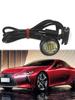 2 шт. светодиодные фары Eagle Eye 23 мм 4014 12SMD для автомобиля, дневные ходовые огни, фонари указателей поворота, лампы подсветки номерного знака автомобиля