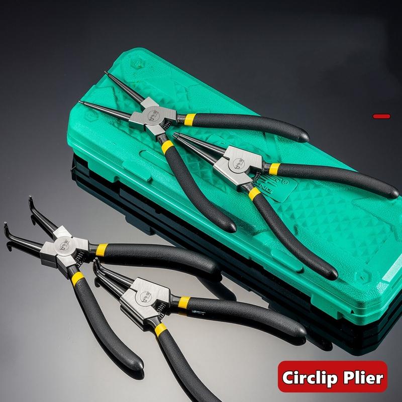 4Pcs 6/7inch Circlip Plier Inside Outside Snap Ring Spring Plier Multifunction Auto Repair Hand Tool Auto Repair Kit Accessoires