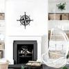 Metal Nautical Compass Wall Art - Pirate-Inspired Home Decor | Ideal for Bedroom, Living Room, Garden, and Farmhouse Gifts
