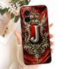 Чехол для Tecno Spark 9 Pro KH7 KH7n Чехол для Tecno Spark 9T Case KH6 Силиконовый Роскошная Корона Мода Буквы от A до Z 2D Расписной Корпус