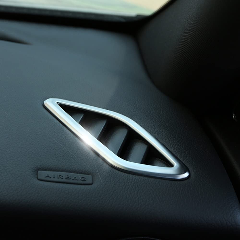 DEMULAX Chrome Dashboard Air Conditioning Vent Cover Trim for Mercedes Benz CLA GLA A