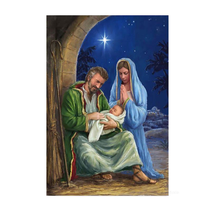 Jesus Series Canvas Posters and Prints Christian Wall Art Picture Painting for Living Room Home Decor Wall Painting Gifts