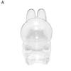1/2Pcs Clear Figure Display Cases with Keychain High Durability Transparent Portable Dustproof Mini Doll Protective Covers
