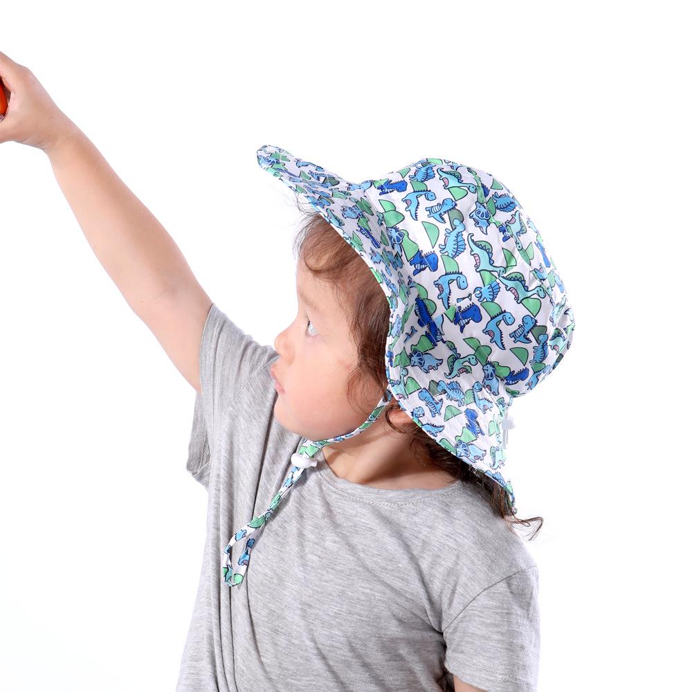 Breathable Adjustable Bucket Hat for Toddlers - Quick-Dry, Windproof, Sun Protection