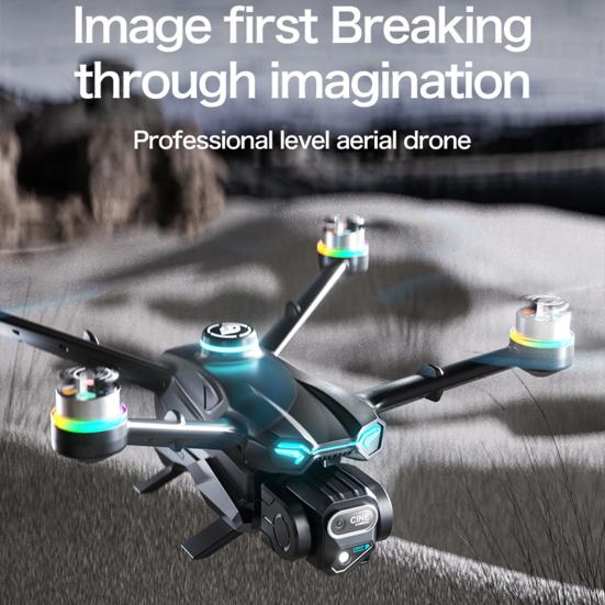 Дрон с дистанционным управлением, двумя камерами, GPS-позиционированием, бесщеточным двигателем, оптическим потоком, парящим в воздухе, для аэрофотосъемки, для детей, взрослых, для начинающих, складной, RC