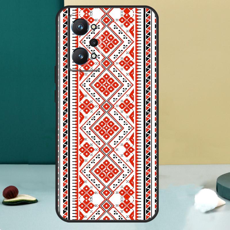 Украина Украинская вышивка Для Realme 14 13 Pro Plus 10 11 12 GT 5 6 6T GT7 Pro C61 C55 C53 C51 C21Y C25S C75 C67 Чехол