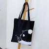 2023 Summer Canvas Tote Bag for College Students - Casual Single Shoulder Handbag