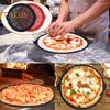 16 Inch Pizza Pan Nonstick Silicone Pizza Tray with Holes for Oven Round Pizza Baking Tray with Handle for Home Kitchen Baking