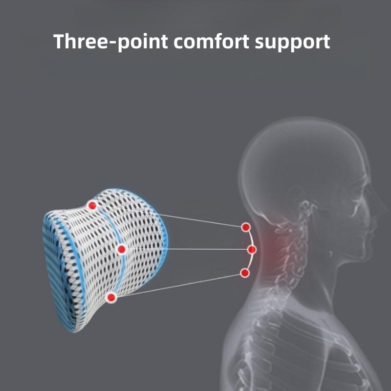 Для автомобильной подушки-подголовника из пены с памятью, 4D сетка, комфорт, дышащая ткань, подушка для шеи на автомобильное сиденье