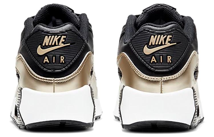 Nike Air Max 90 LTR Черный Металлический Золотой Звезда GS CD6864-008