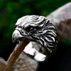 New Design Vintage Viking Eagle Ring For Men 316L Stainless Steel Punk Hip Hop Animal Ring Fashion Amulet Jewelry Gift
