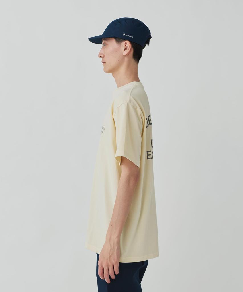 Recycled Cotton Dyed SPC size XXL LIGHT BEIGE Festival Camping Outdoor [Snow Peak] T-Shirt TS-25SU202
