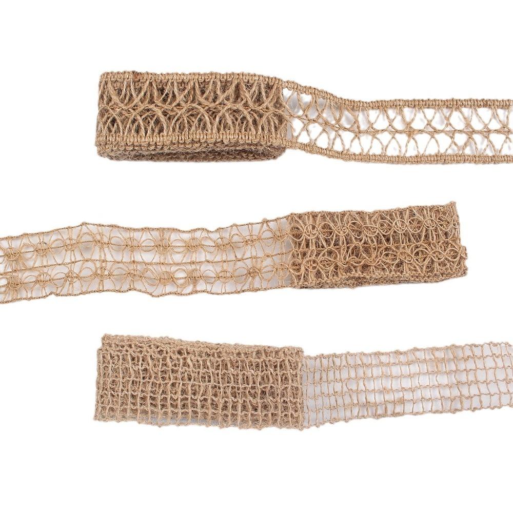 4 рулона DIY мешковина лента сетка винтажная лента декор подарочная упаковка кружево