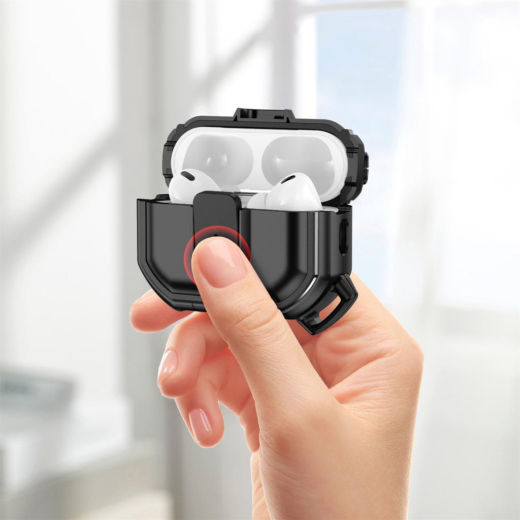 Чехол для AirPods 3 2 с надежным замком-клипсой, жесткий чехол-обложка с брелоком для Airpods Pro 2-го поколения, 2-го 1-го чехла