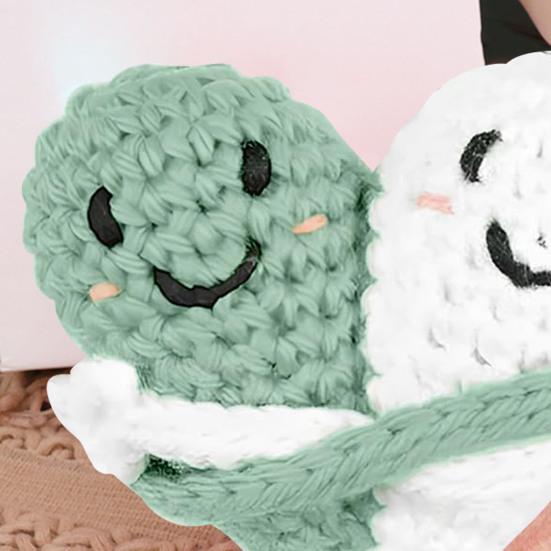 Вязаные крючком карманные сердечки Два обнимающихся сердца Вязаные крючком карманные обнимающиеся сердечки ручной работы