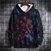 Hoodies Solid Geometric Pattern 3d Print Sweatshirts Men Women Unisex Hooded Oversized Hoodie Fashion Kids Sweatshirts Clothing