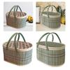 Woven Food Fruit Storage Basket with Lid Gift Wrapping Baskets Bamboo Basket  for Mooncake Snacks